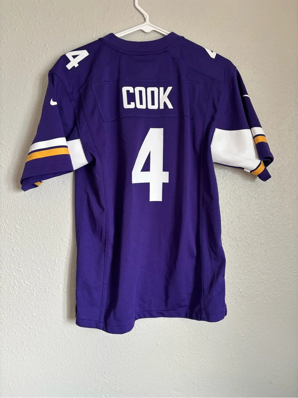 Nike Purple Minnesota Vikings #4 Football Jersey
